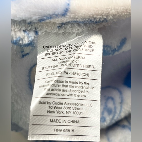 Plush and Lovie elephant security blanket plus lovey - Picture 5 of 6